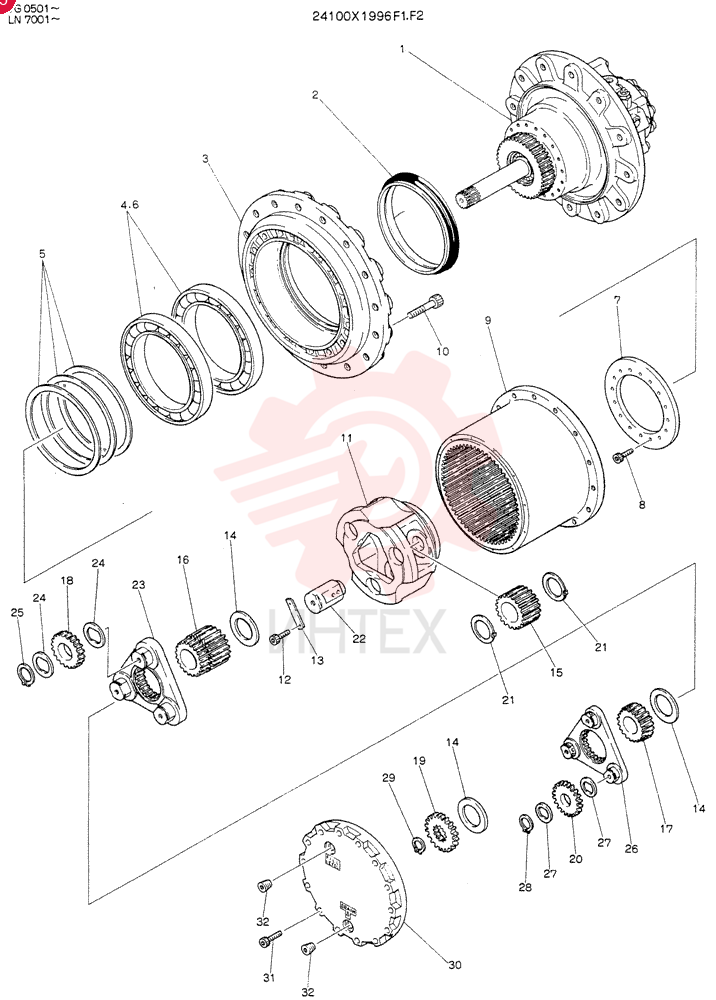, Serial Range: LN7001--LN7003