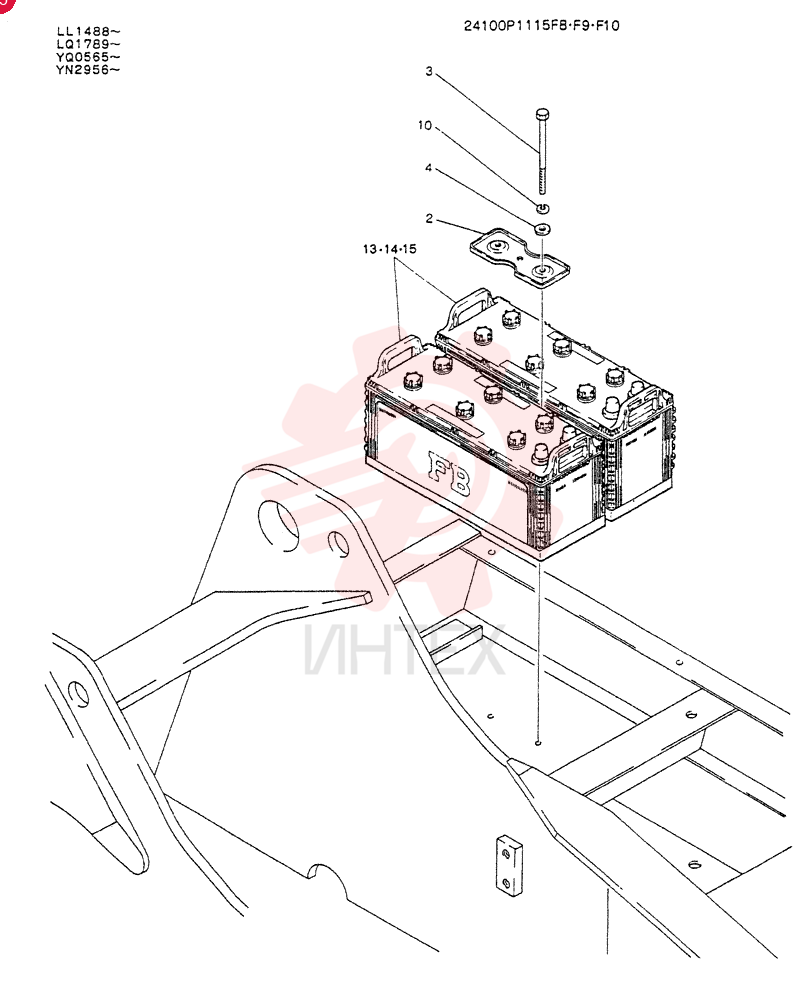 BATTERY ASSY 24100P1115F8