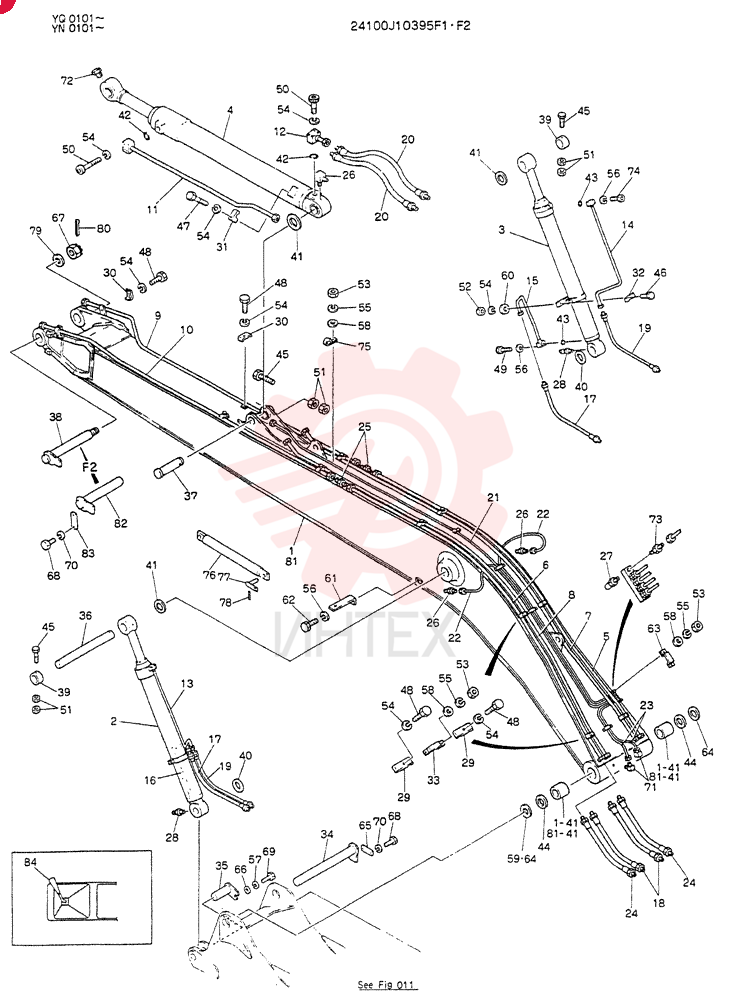 BOOM ASSY, 7.0M, Start Serial: 0564-2955