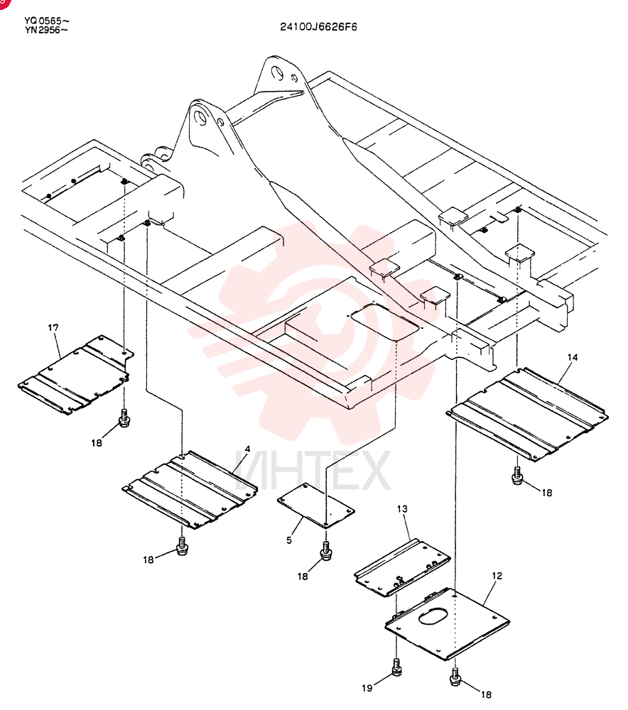 COVER,UNDER ASSY 24100J6626F6