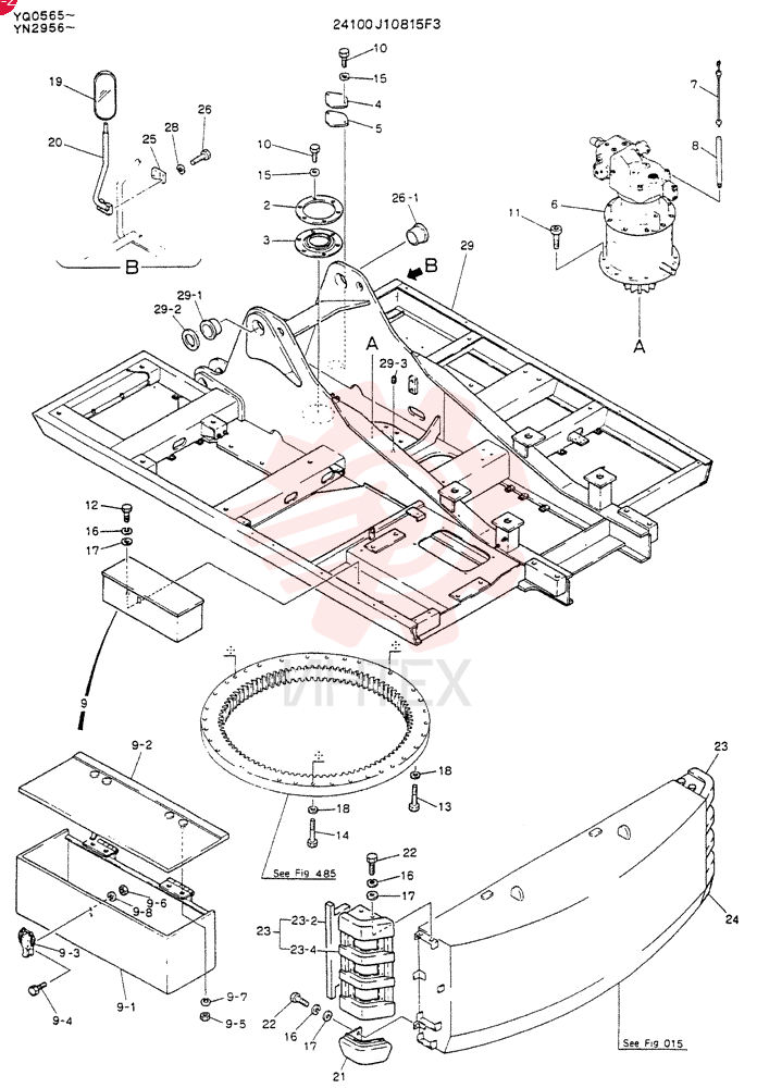 FRAME ASSY,UPP 24100J10815F3