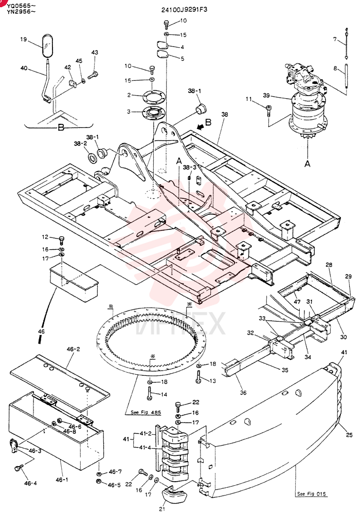 FRAME ASSY,UPP 24100J9291F3