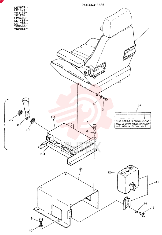 SEAT ASSY 24100N4136F6
