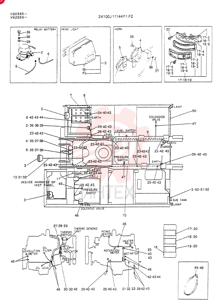WIRING ASSY,ELEC 24100J11144F1