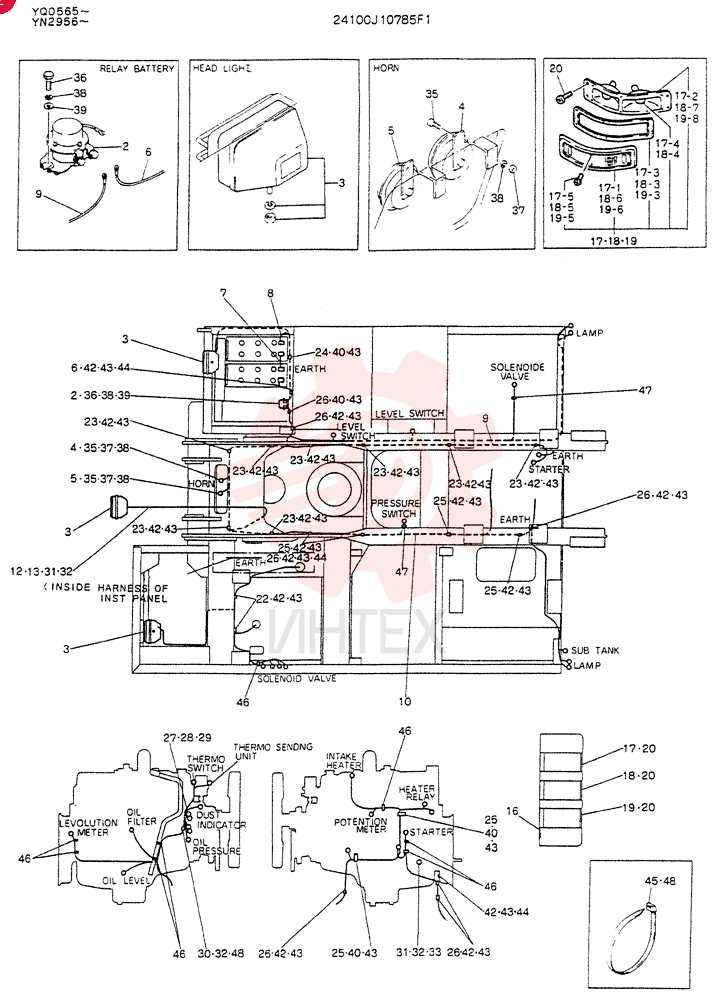 WIRING ASSY.ELEC 24100J10785F1