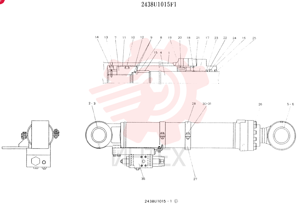 CYLINDER ASSY (R.H.BOOM)