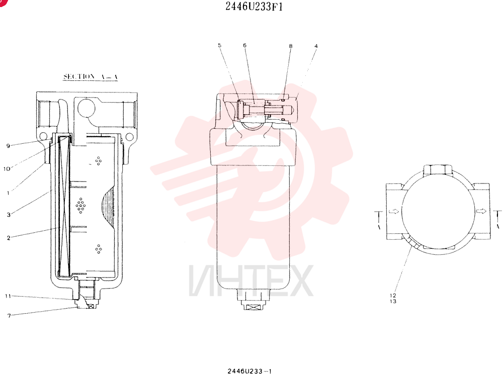 FILTER ASSY 2446U233F1