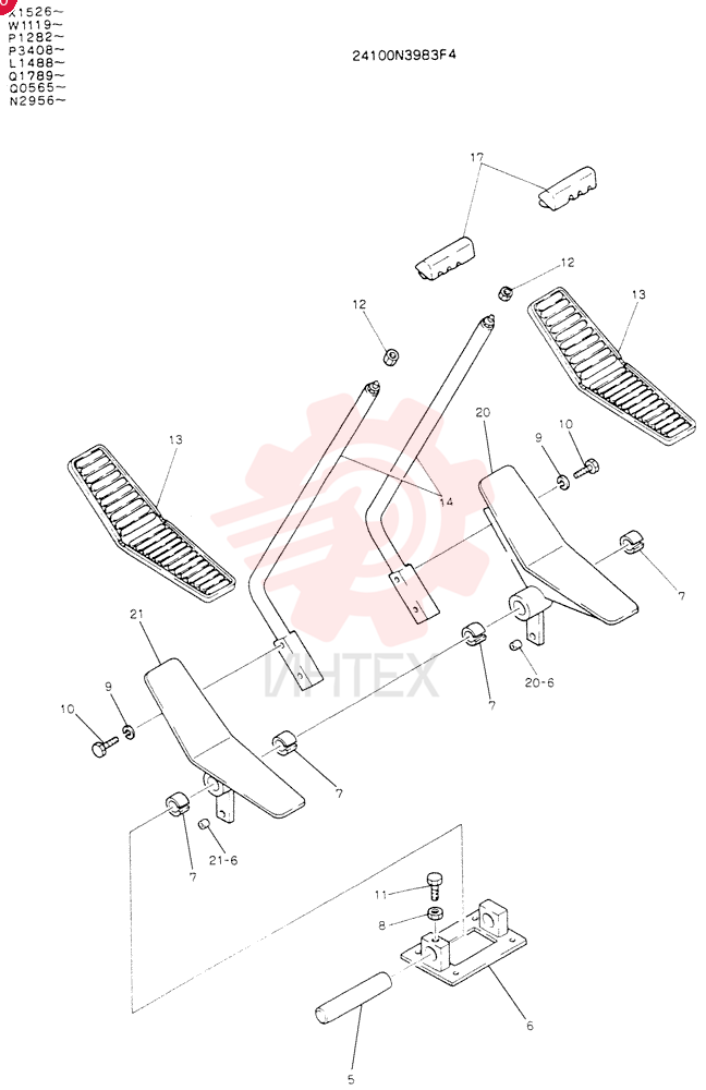 LEVER 24100N3983F4