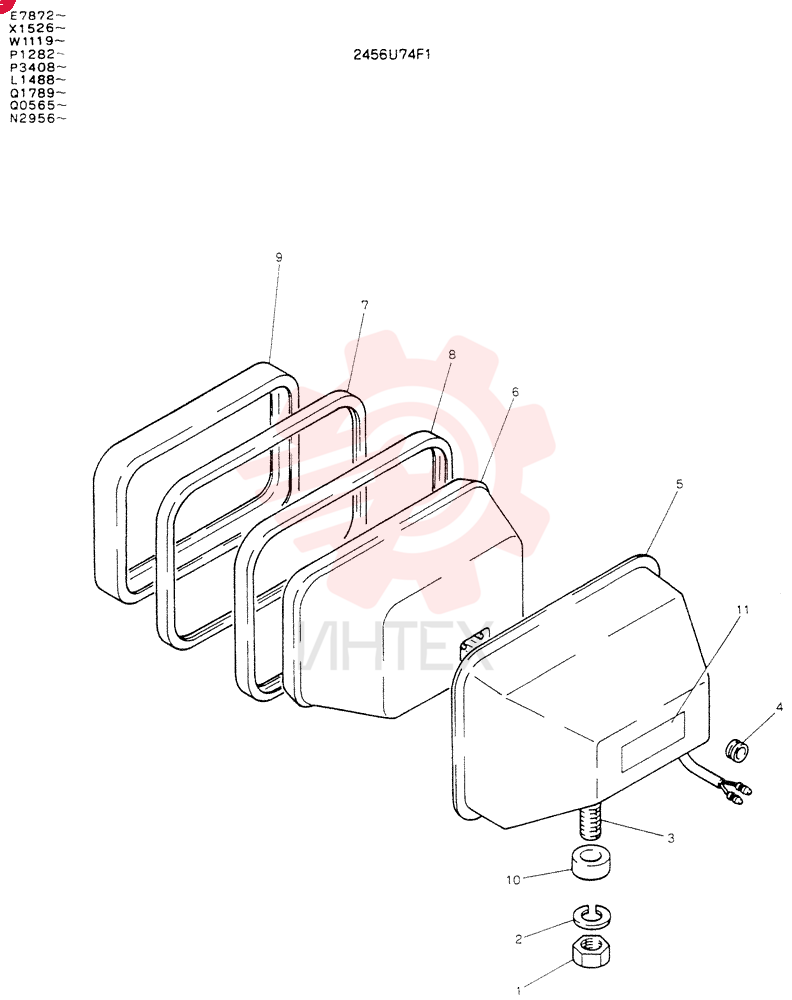 LIGHT ASSY. 2456U74F1