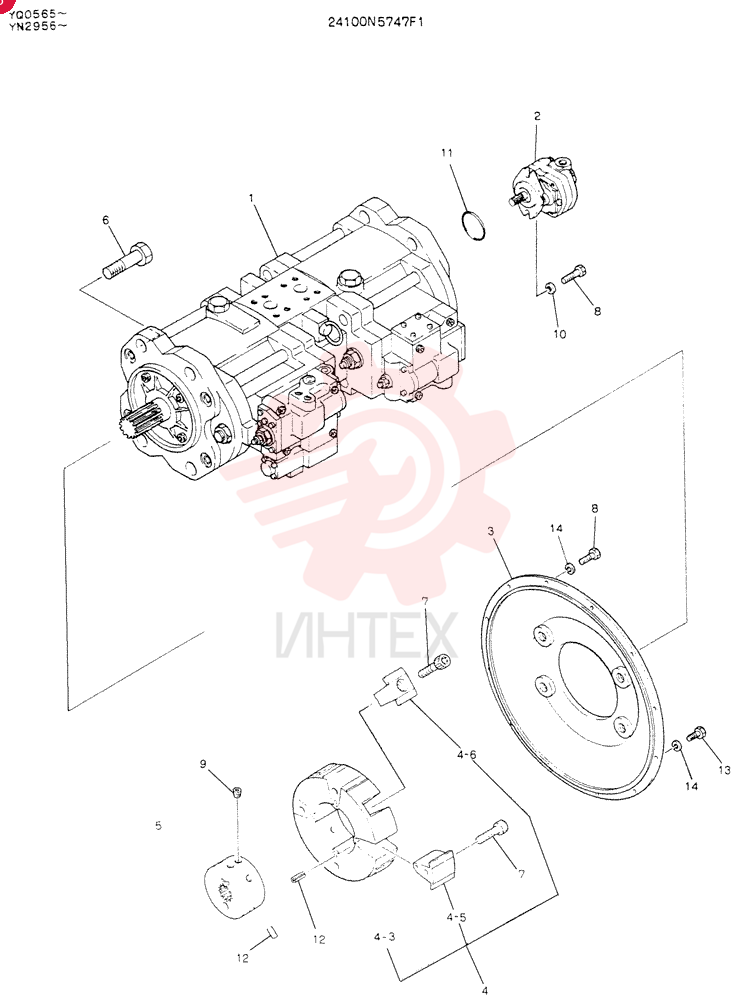 PUMP ASSY, CONNECT 24100N5747F1