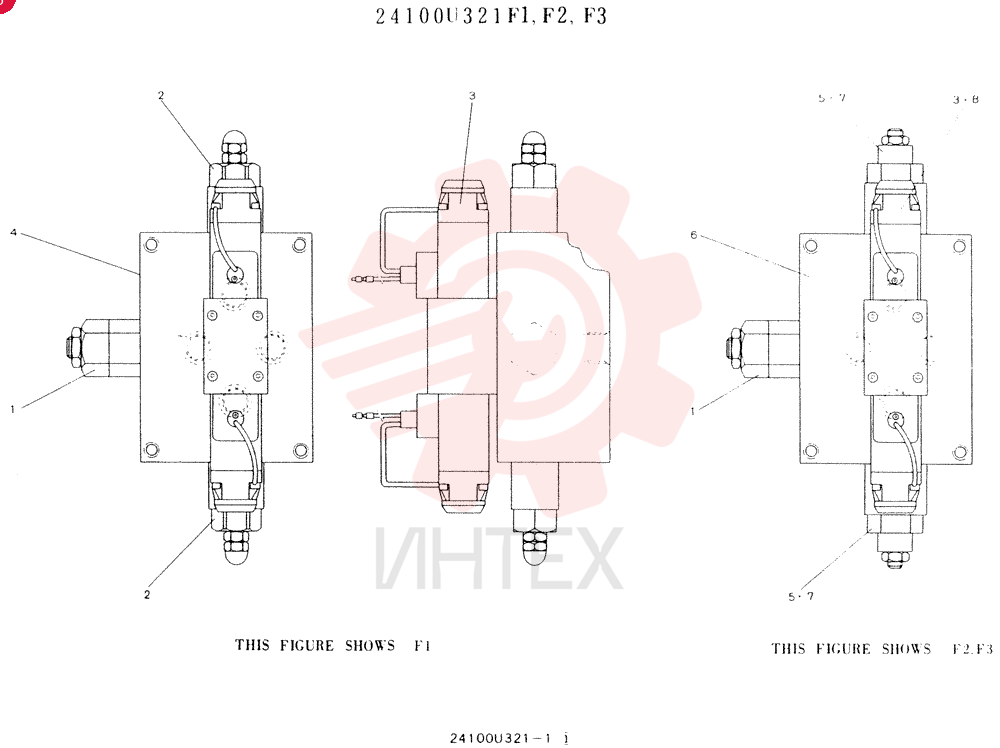 Схема (K907LC) - MARK II EXCAVATOR ASN YQ0565 (NA) (1/87-12/03) 24100U321F1