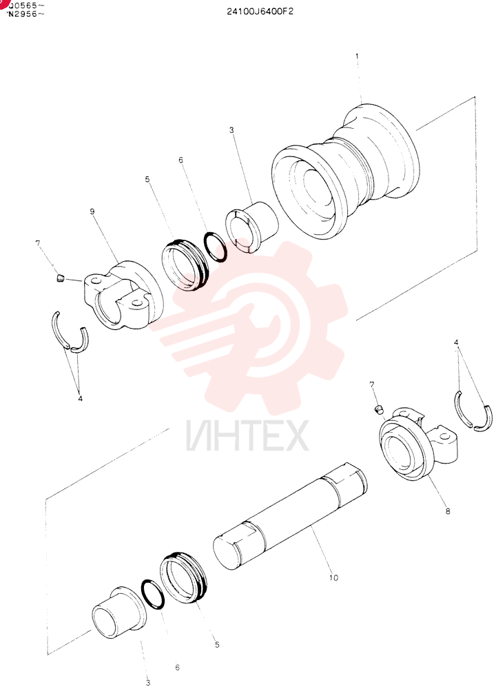 TRACK ROLLER 24100J6400F2