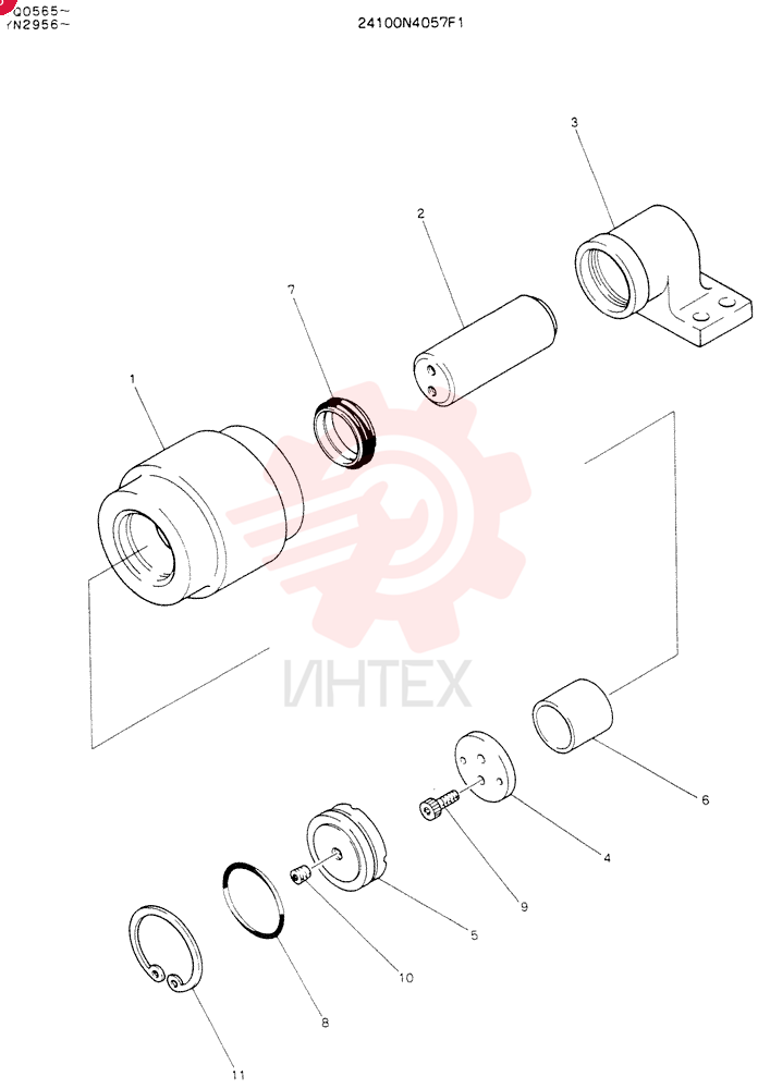 TRACK ROLLER 24100N4057F1