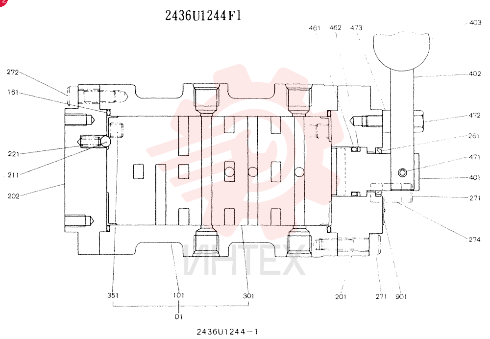 VALVE 2436U1244F1