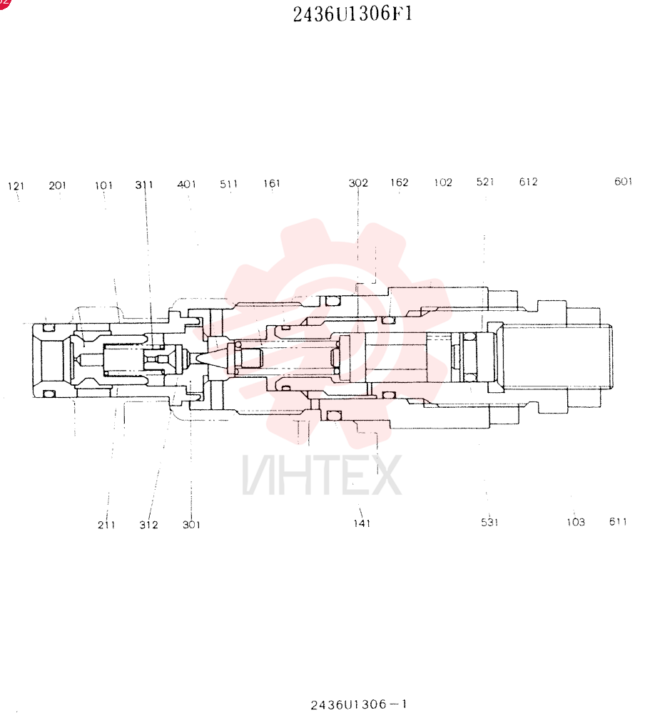 VALVE PRESSURE RELIE 2436U1306F1