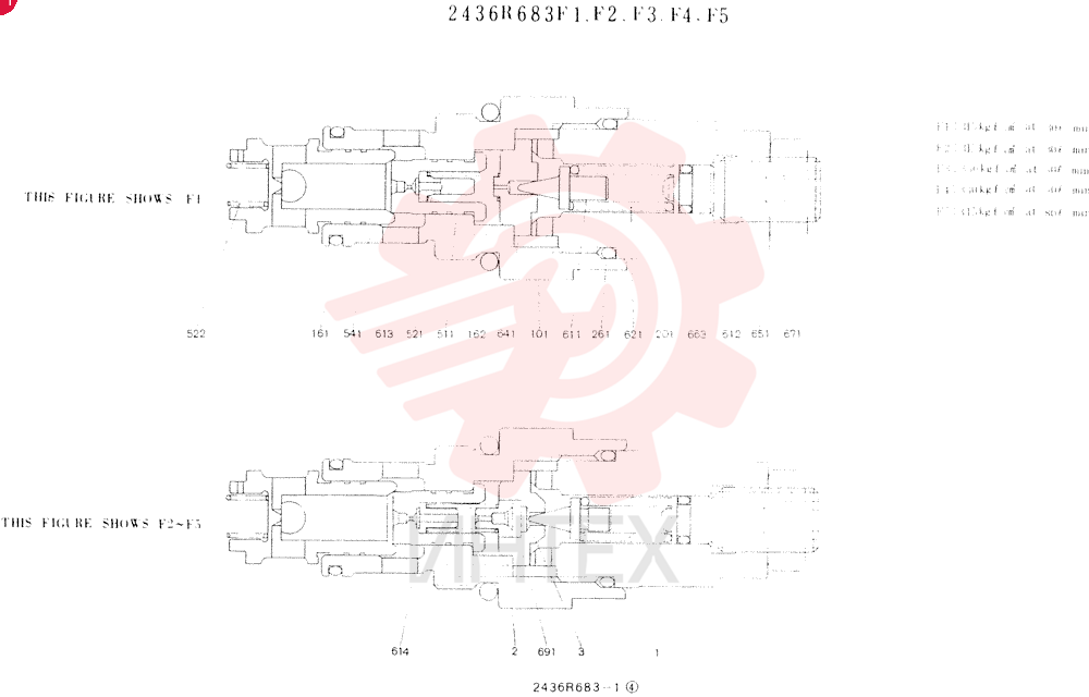 VALVE PRESSURE RELIE 2436R683F1