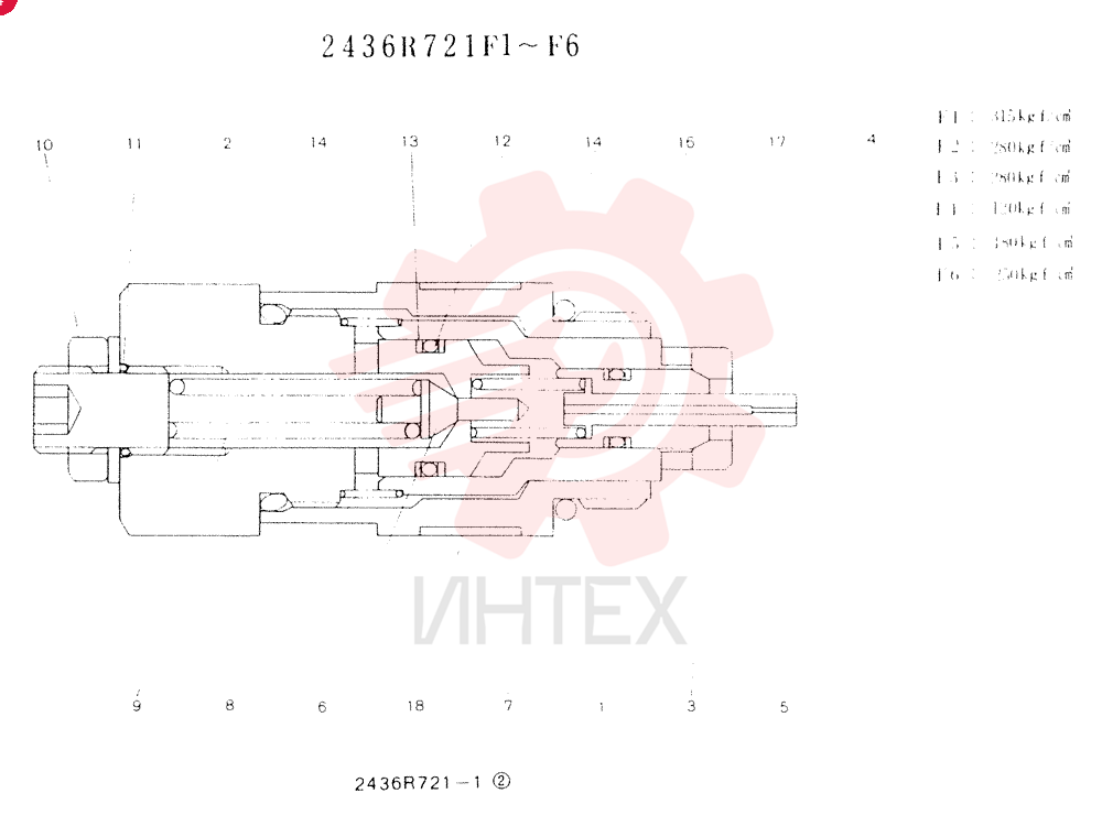 VALVE PRESSURE RELIE 2436R721F1