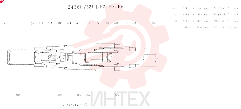 VALVE PRESSURE RELIE 2436R752F1