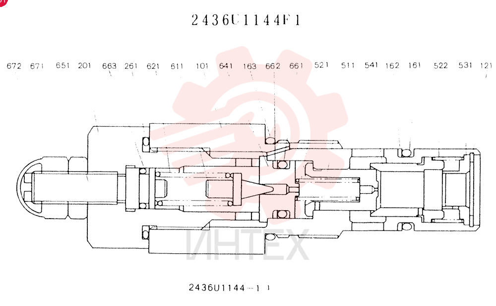 VALVE PRESSURE RELIE 2436U1144F1