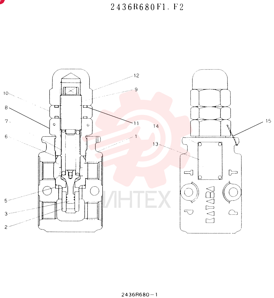 VALVE PRESSURE RELIE 2436R680F1