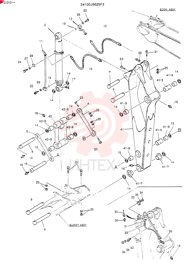 ARM ASSY, 2.2M