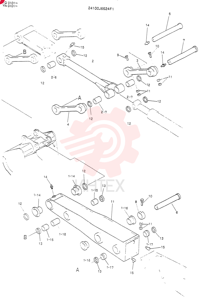ARM ASSY, EXTENSION 24100J6624F1
