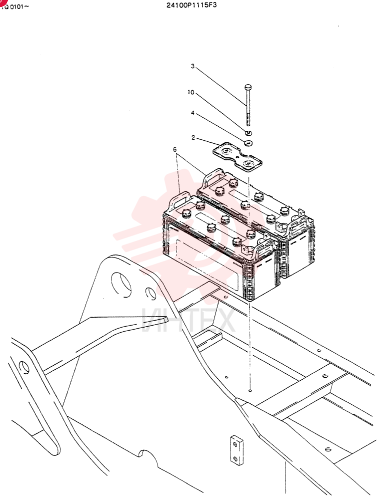 BATTERY ASSY 24100P1115F3