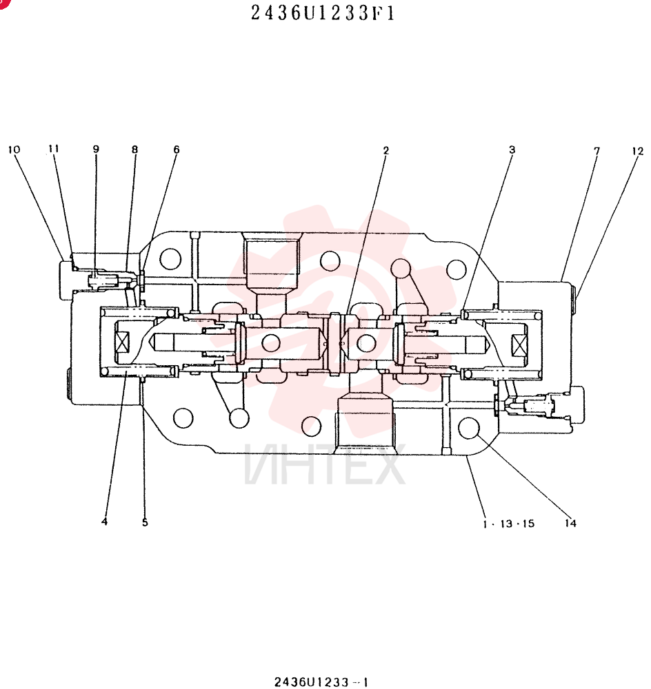 BRAKE VALVE 2436U1233F1