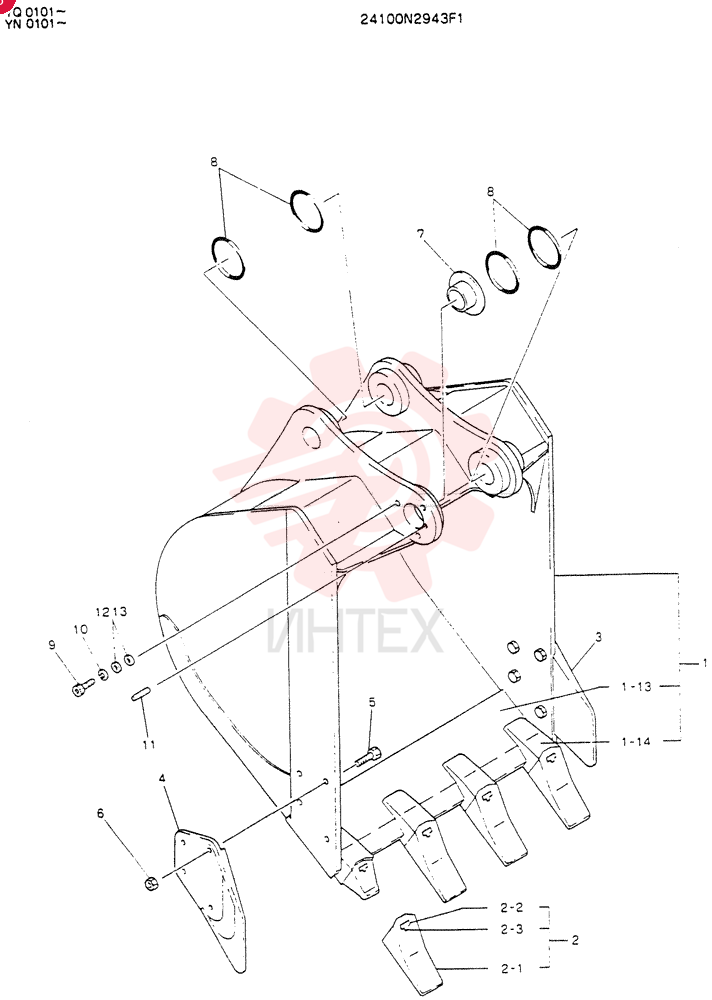 BUCKET ASSY 24100N2943F1