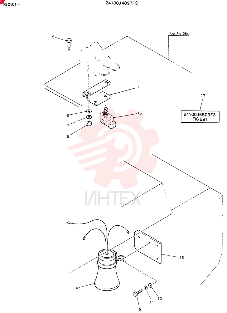 BUZZER ASSY, BACK 24100N4097F2