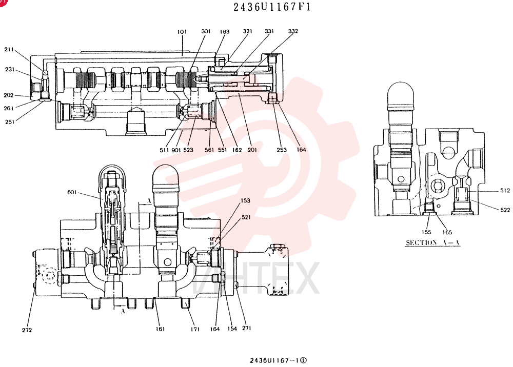 CONTROL VALVE 2436U1167F1