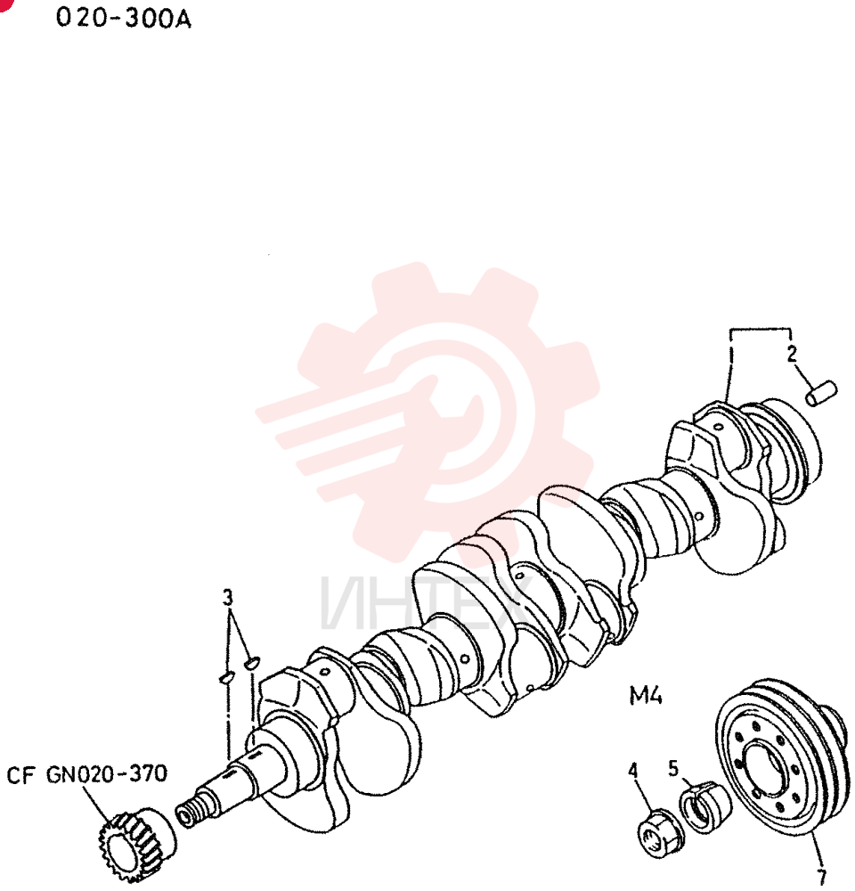 CRANKSHAFT VAME082505