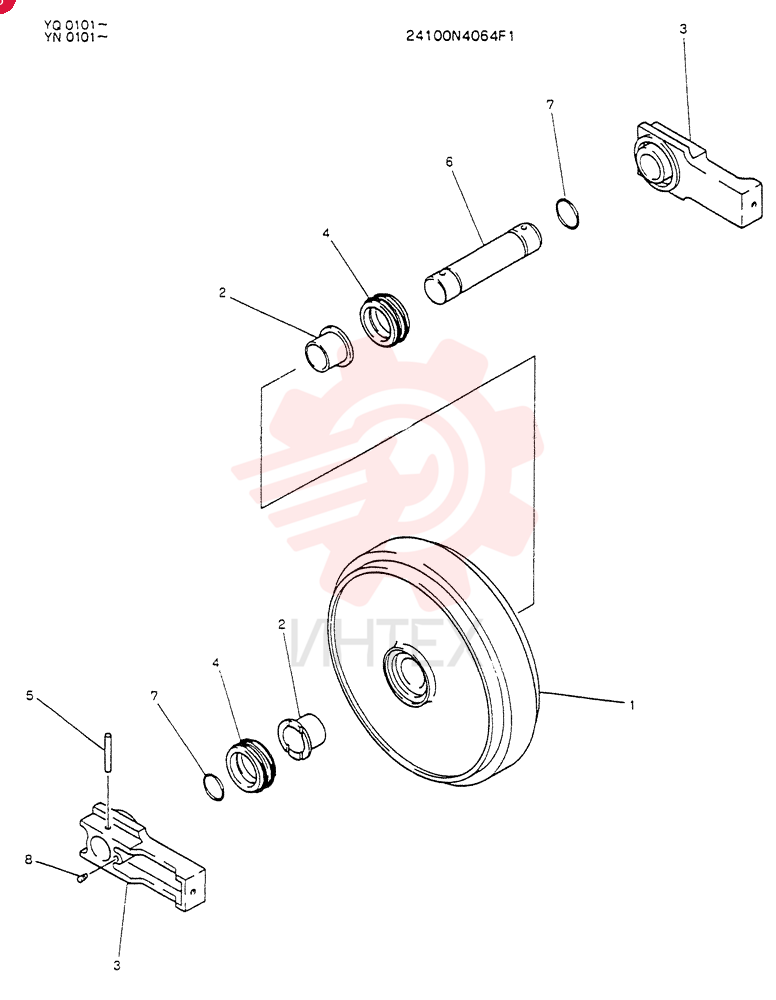 IDLER WHEEL 24100N4064F1