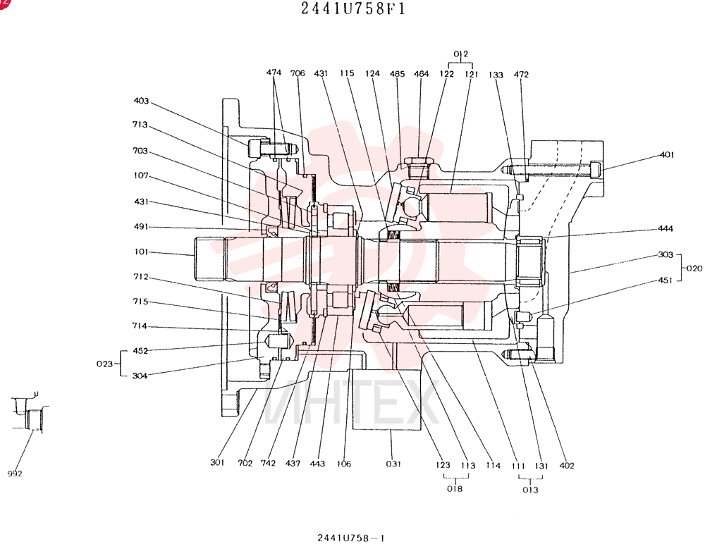 MOTOR 2441U758F1