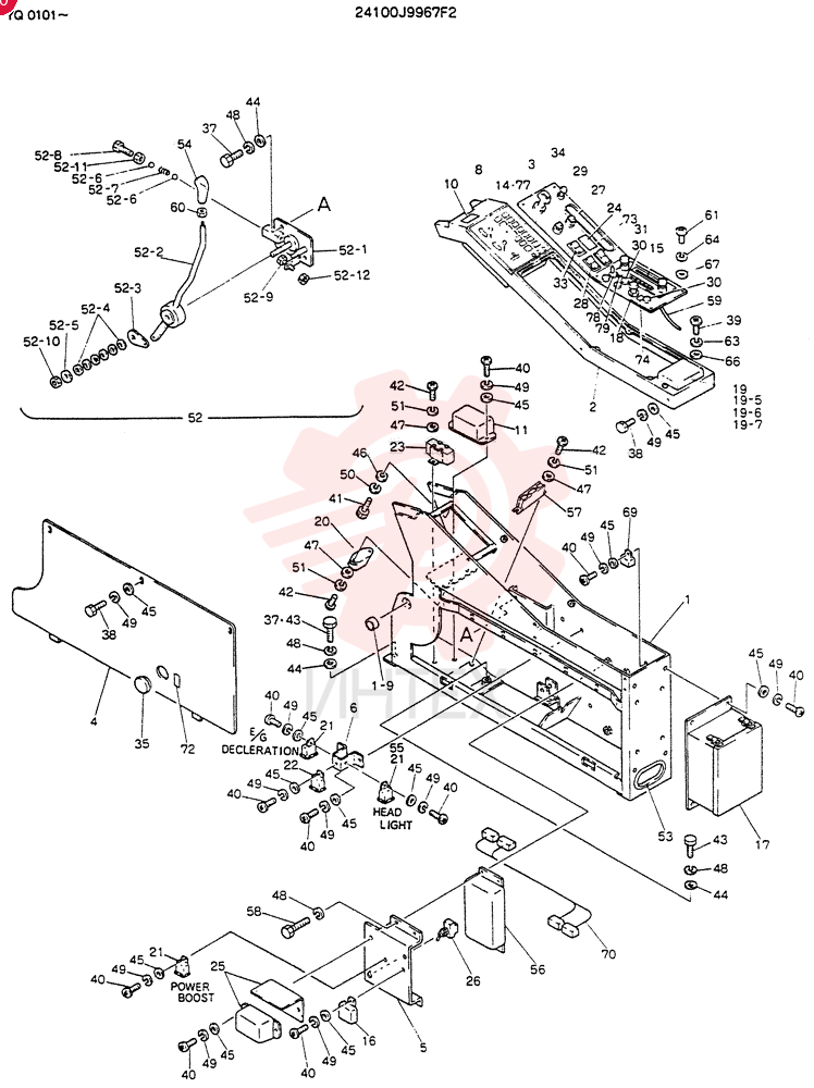 PANEL ASSY, INST 24100J9967F2