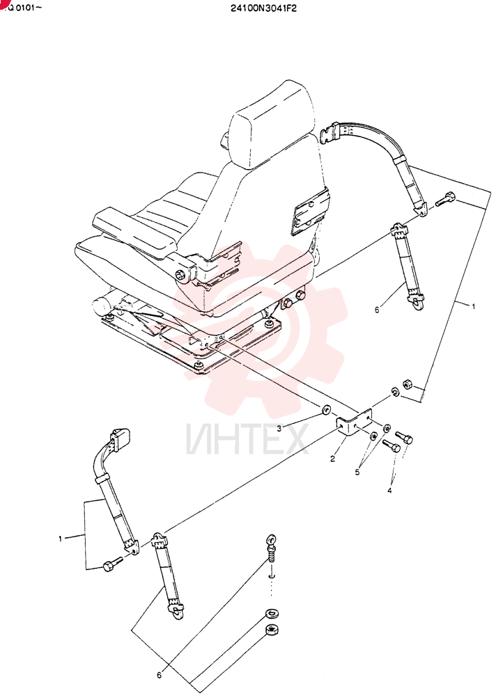 SEAT BELT 24100N3041F2