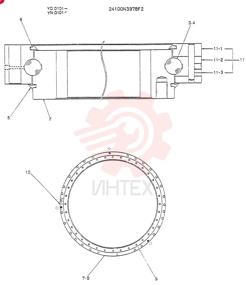 SLEWING RING 24100N3978F2