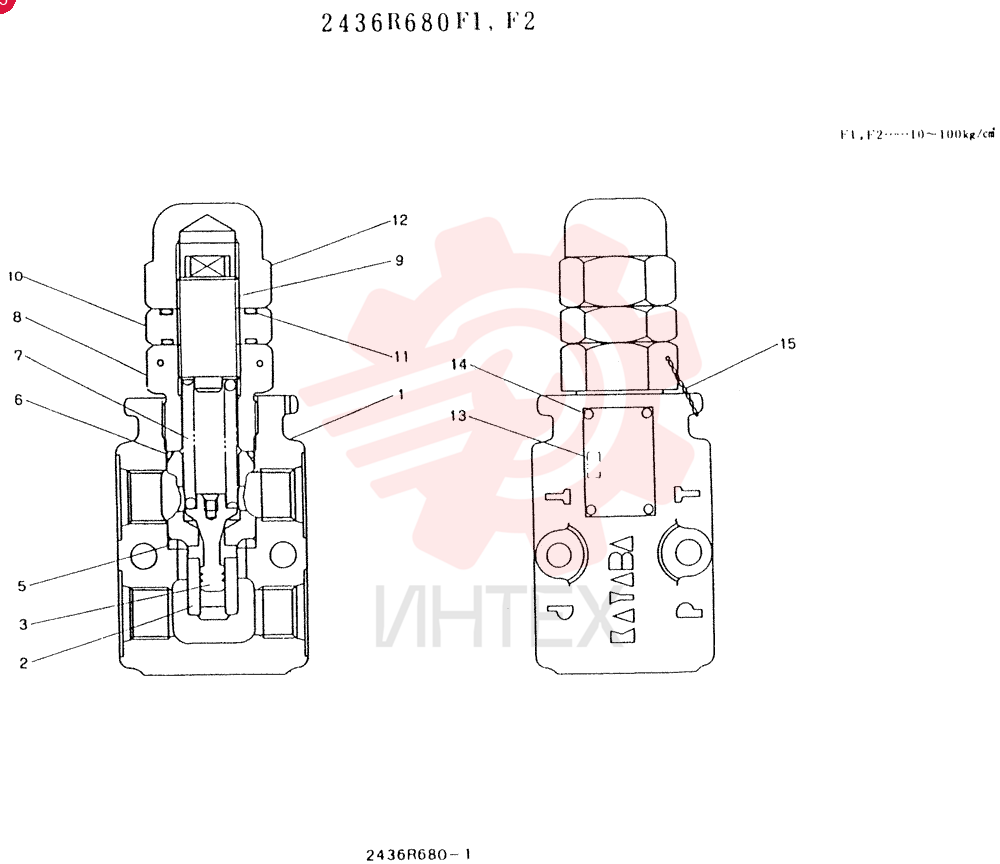 VALVE PRESSURE RELIE 2436R680F1