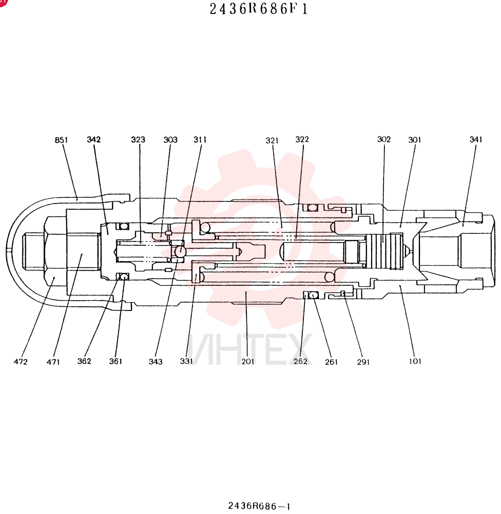 VALVE 2436R686F1