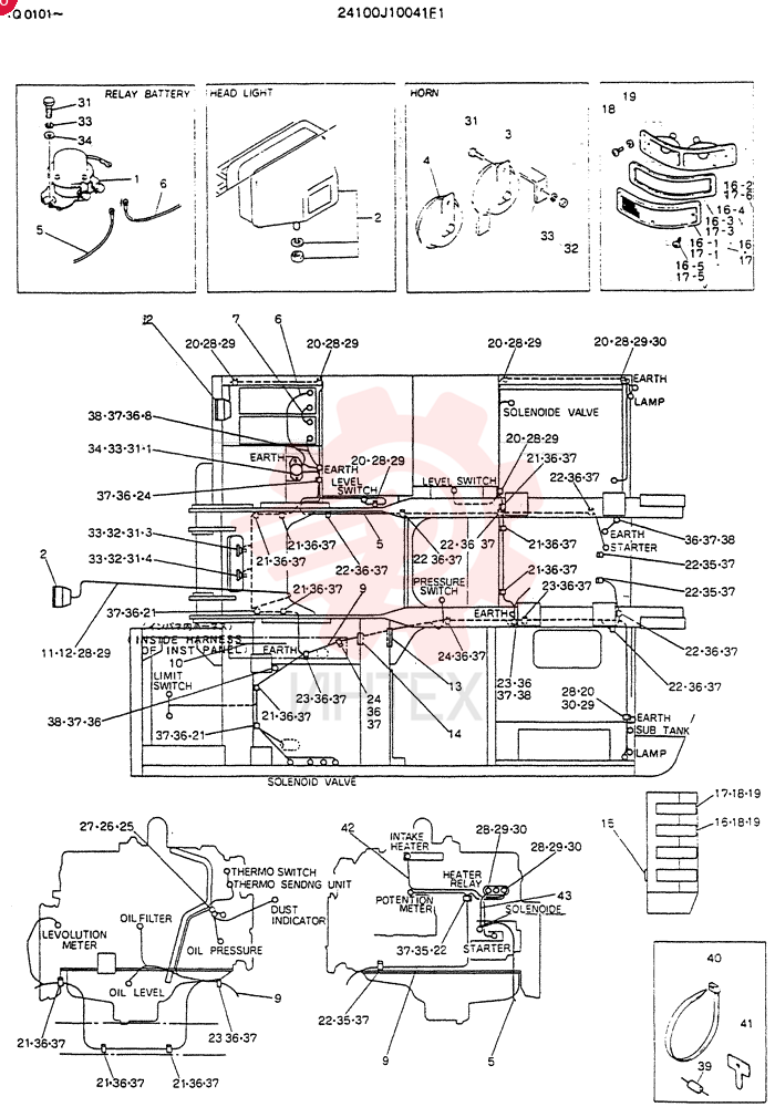 WIRE HARNESS 24100J10041F1