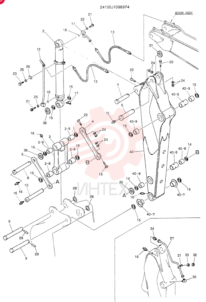 ARM ASSY 24100J10966F4