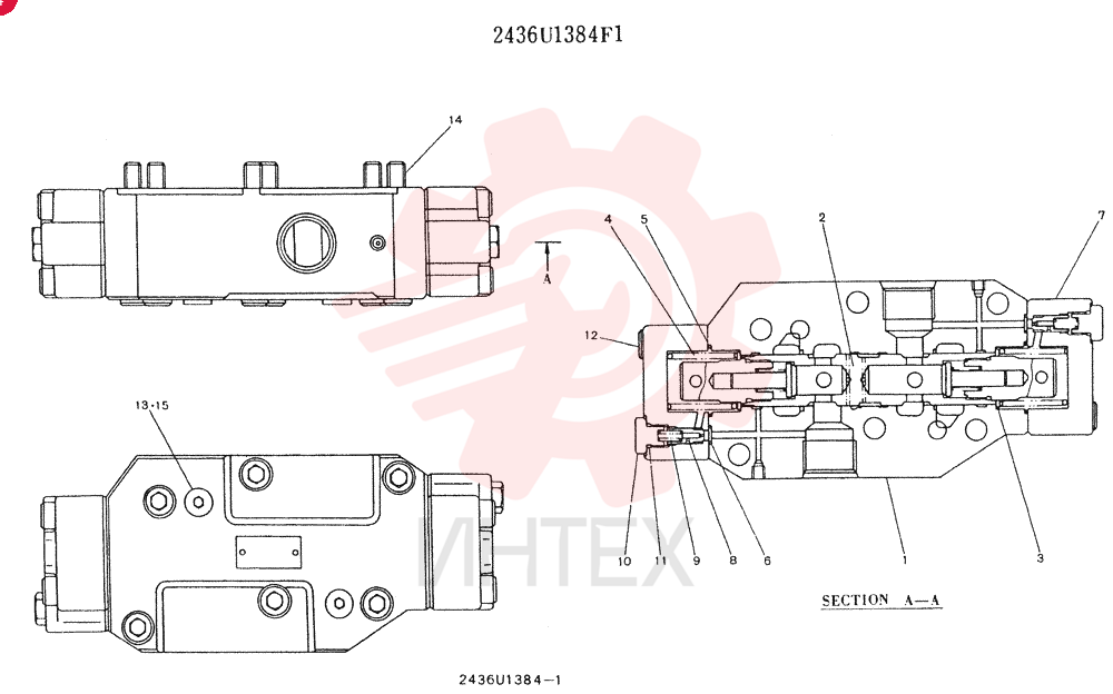 BRAKE VALVE 2436U1384F1