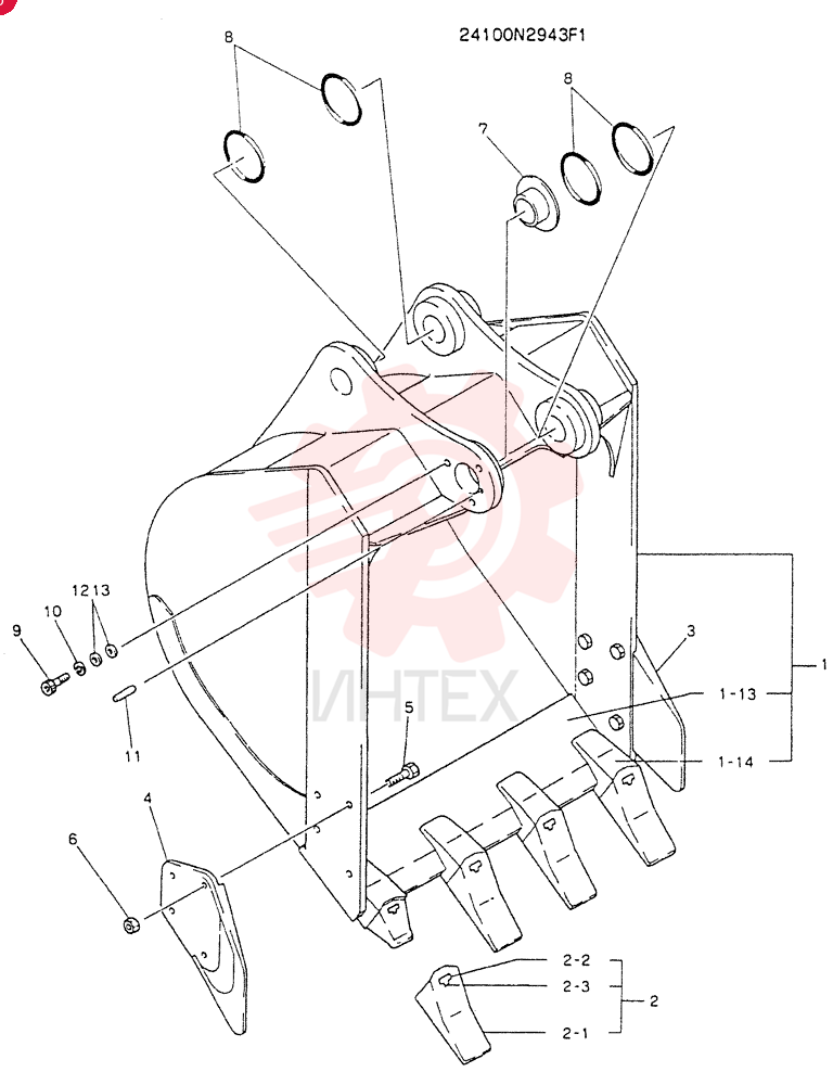 BUCKET ASSY 24100N2943F1