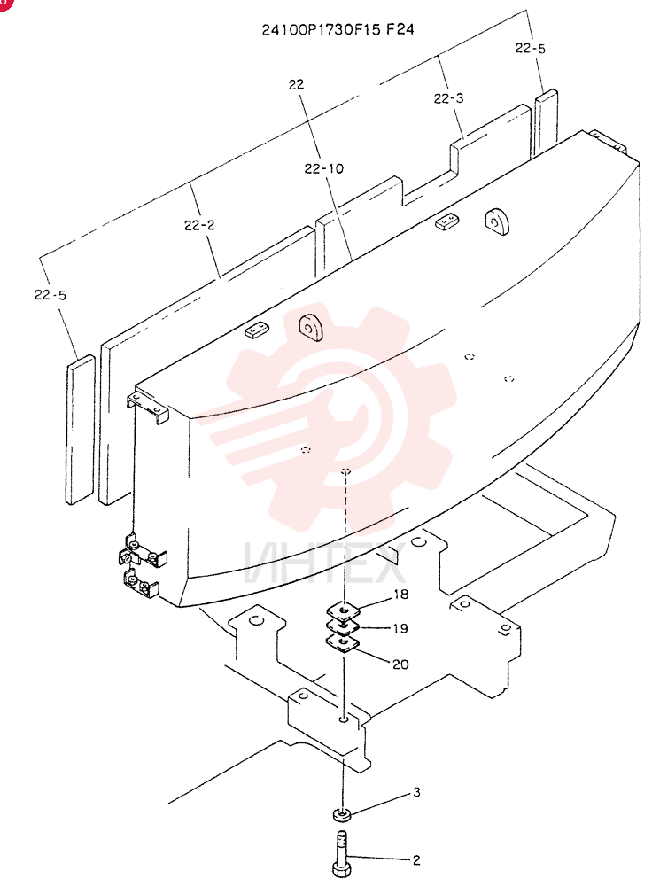 COUNTER-WEIGHT ASSY 24100P1730F15