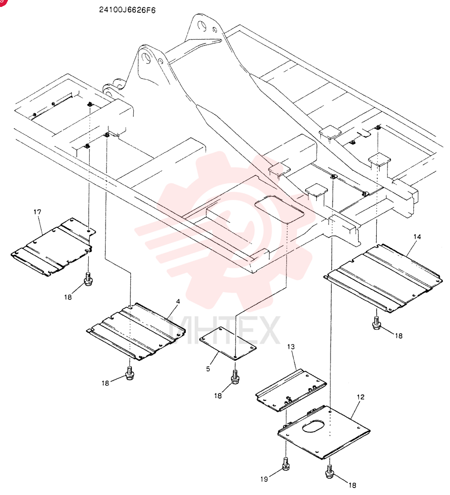 COVER, UNDER ASSY 24100J6626F6