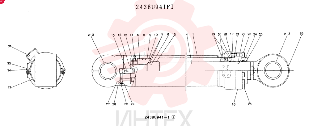 CYLINDER 2438U941F1