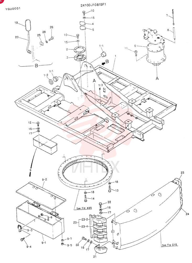 FRAME ASSY, UPP 24100J10815F1