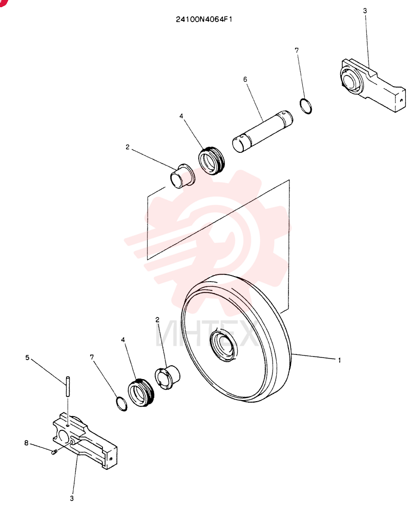 IDLER WHEEL 24100N4064F1
