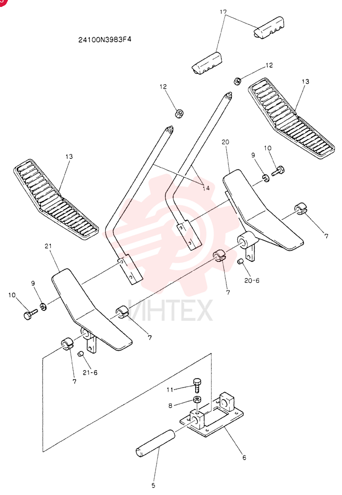 LEVER 24100N3983F4