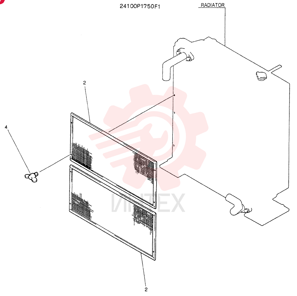 NET, WIRE 24100P1750F1